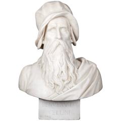 Antique Marble Bust of Cellini