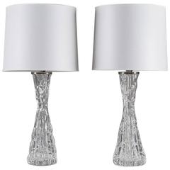 Swedish Mid-Century Table Lamps by Carl Fagerlund for Orrefors 3