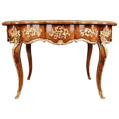 French Salon Table in the Baroque Style of Louis XV