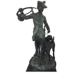 `La Caccia´ Bronze Sculpture, Italy