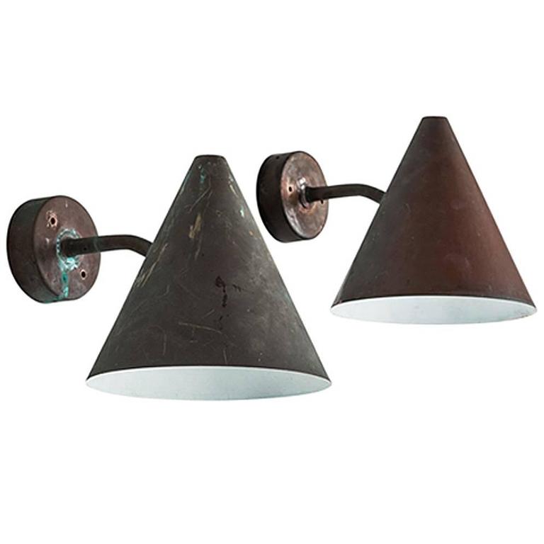 Hans Agne Jakobsson Outdoor Wall Lamps In Copper For At 1stdibs Hans Agne Jakobsson Outdoor Wall Lamps In Copper For