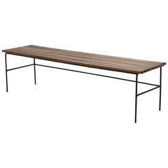 Arthur Umanoff Slat Bench/Table