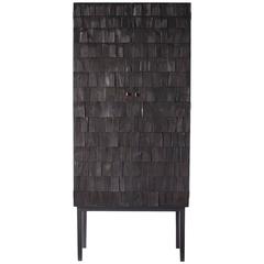 Handmade Scorched Shake Cabinet in Ash Wood by Sebastian Cox Benchmark Furniture