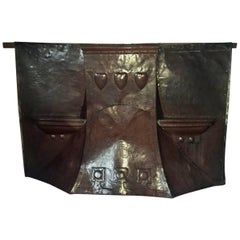 Unique Arts and Crafts Copper Fire Hood, Attributed to M H Baillie Scott