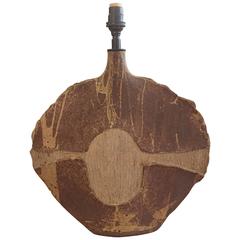 French Pottery Table Lamp by Pichon 3