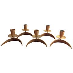 Ronald Hayes Pearson Bronze Candlesticks