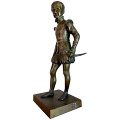Bronze Sculpture of Young Henri IV by Bosio, France, 19th Century