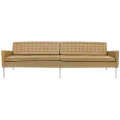 Rare Four-Seat Leather Sofa by Roland Rainer, Austria, 1956 Model 462S 7