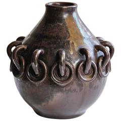 Copper Glazed Vase by Primavera