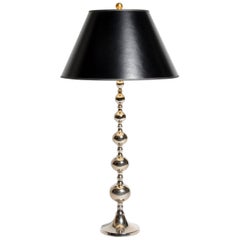 Contemporary Chrome Bubble Lamp