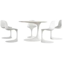 Rudi Bonzanini, 1962 for Tecnosalotto in Mantova, Italy, Rare Dining Group 3
