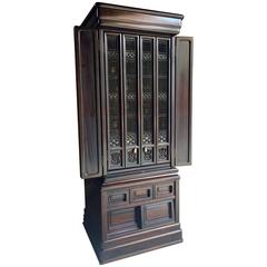 Chinese Butsudan Cupboard Cabinet Hardwood Shrine Prayer Temple