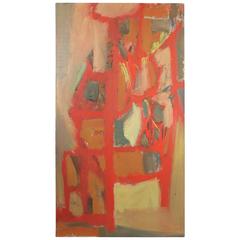 Colorful Large-Scale Abstract Expressionist Oil on Canvas 11