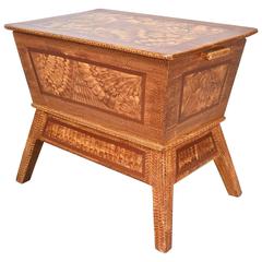 American Dough Box or Chest in Faux Bois Finish 5