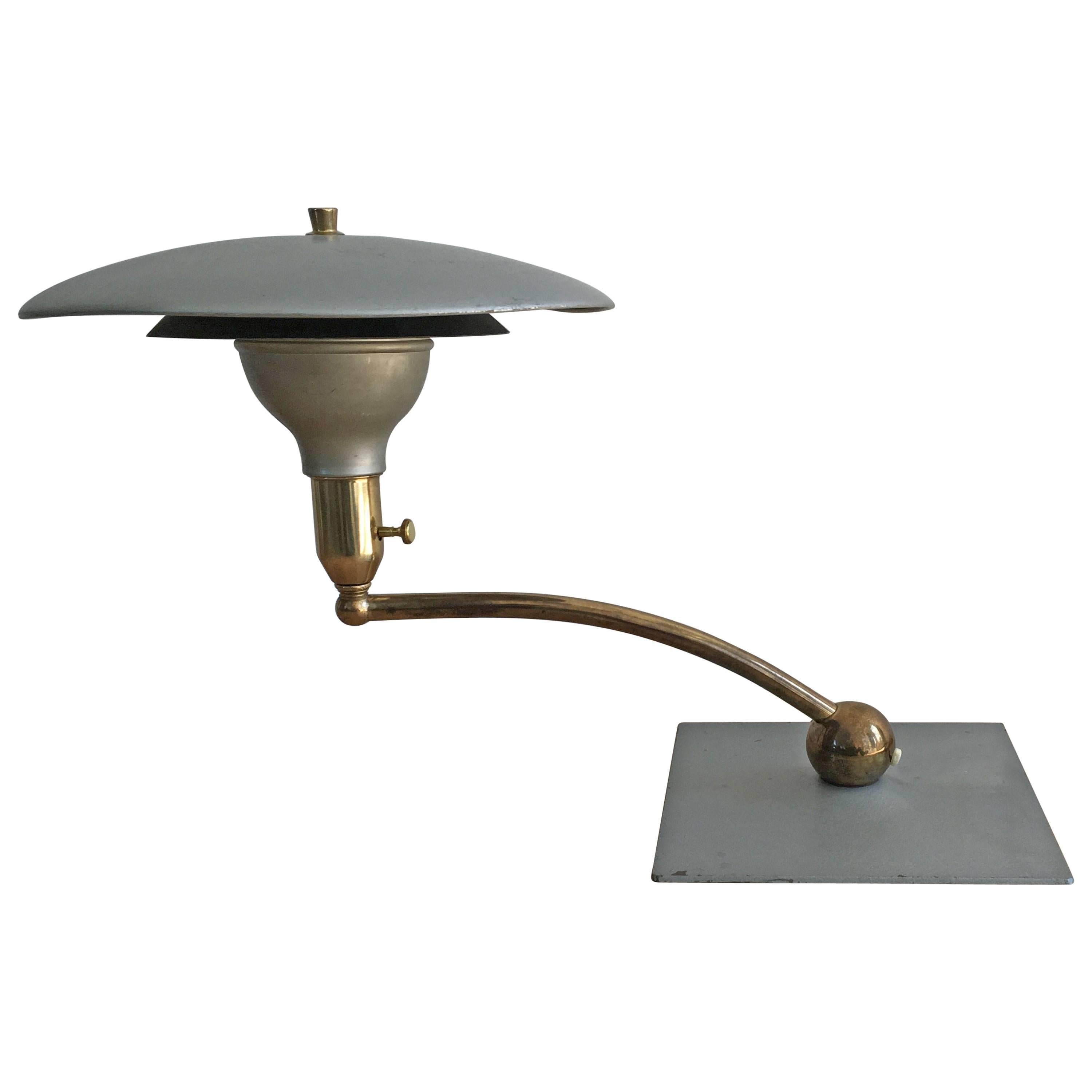 Mid-Century Modern Dazor Flying Saucer "Sight Light" Table Lamp