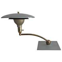 Mid-Century Modern Dazor Flying Saucer "Sight Light" Table Lamp 1