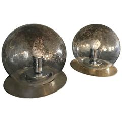 Mid-Century Modern Pair of La Murrina Table Lamps in Brass and Murano Glass 6