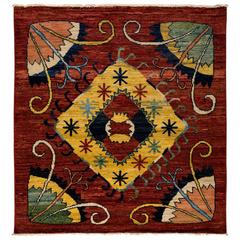 Red Kaitag Area Rug, Solo Rugs 10