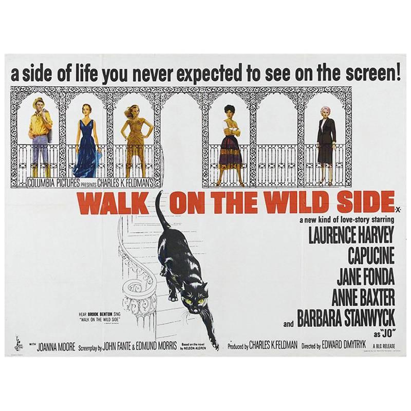 "Walk On The Wild Side" Film Poster, 1962 For Sale