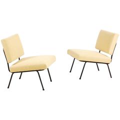 Vintage Pair of Florence Knoll Easy Chairs for Knoll International, 1955