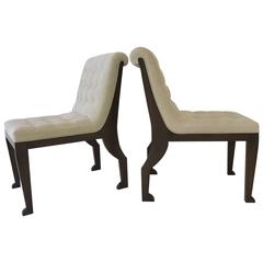 Vintage  NeoClassical style Chairs After Marc du Plantier