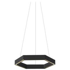 HEX Pendant Light by Resident in Brass, Black or White 12
