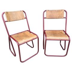 Rare Pair of French Chairs 6