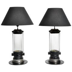 Pair of Industrial Lamps 9