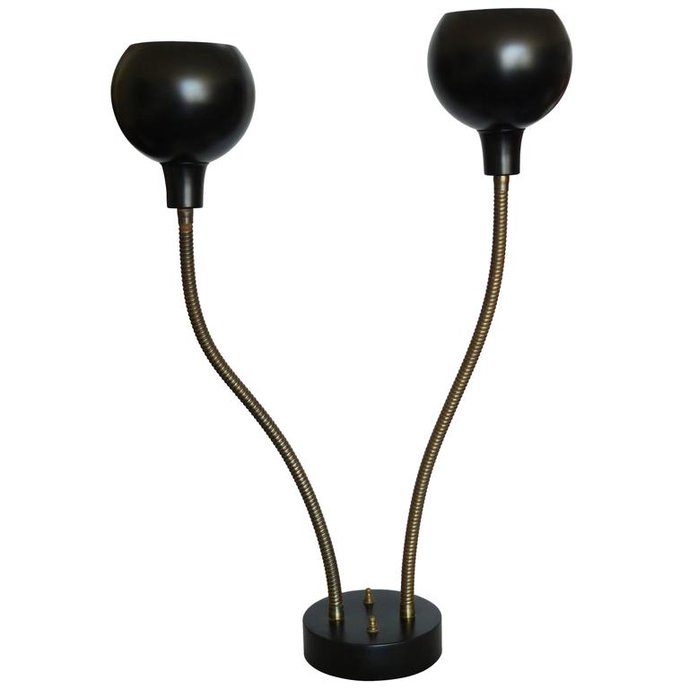 Bulmore Double Gooseneck Table Lamp At 1stdibs Bulmore Double Gooseneck Table Lamp For
