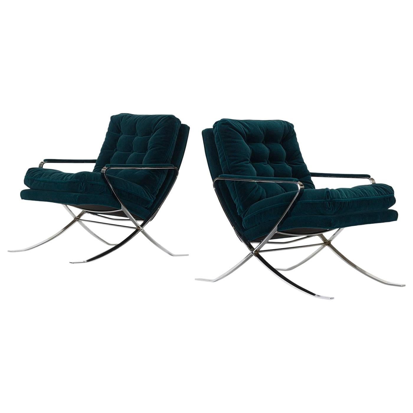 Pair of Lounge Chairs by Bernhardt Furniture Co