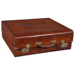 Antique Good Early Motoring Suitcase