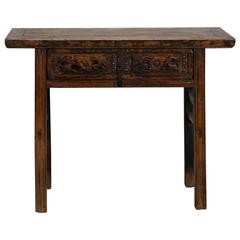 Chinese Shanxi Province Altar Table with Carved Details