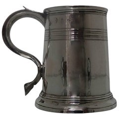 Early 18th Century Britannia Silver Geo I Half Pint Mug Joseph Clare