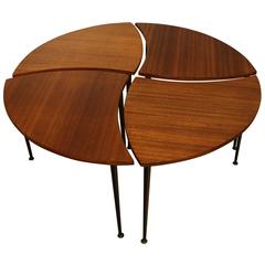 Peter Hvidt Segmented Nesting Tables, 1960