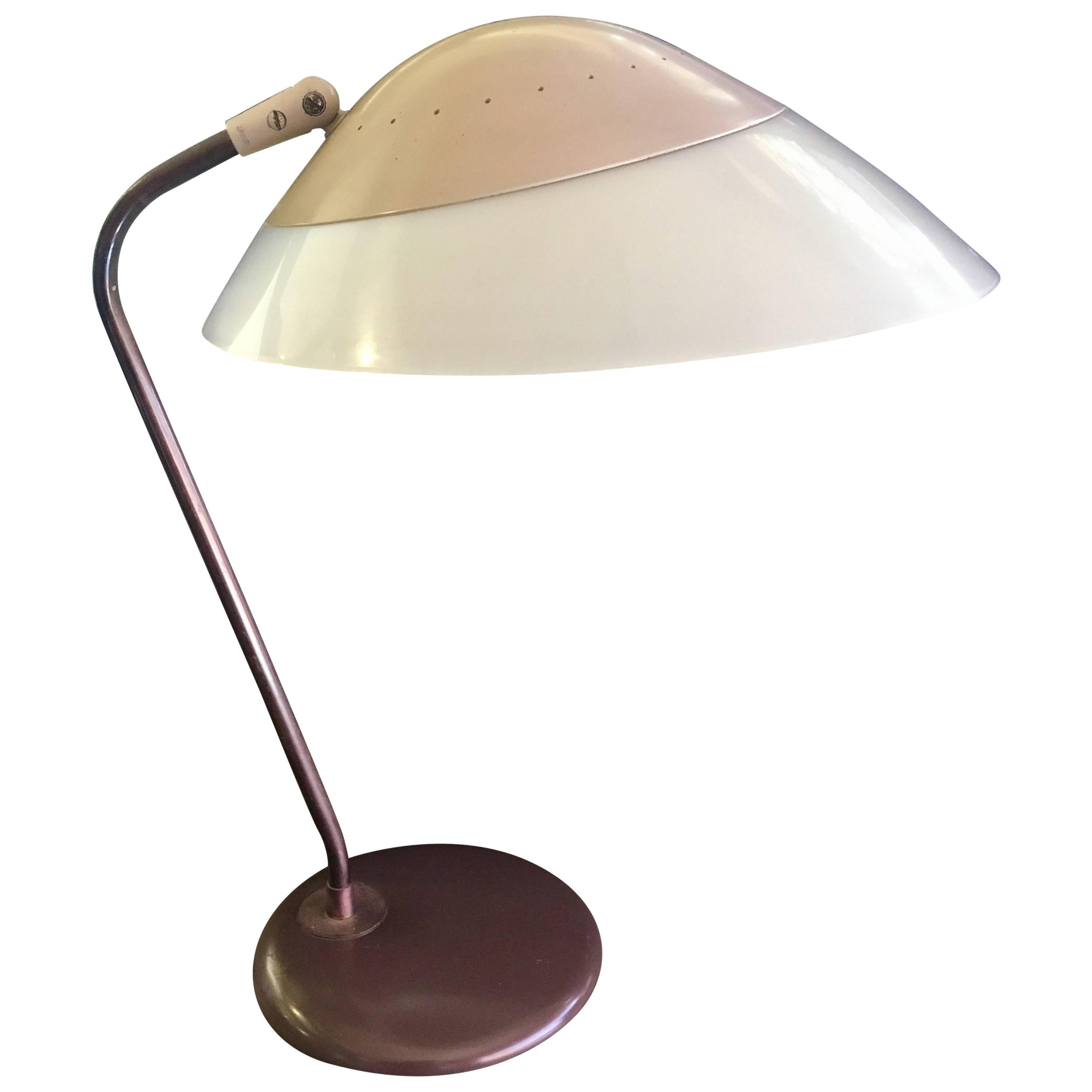 American Mid-Century Desk Lamp Designed by Gerald Thurston for Lightolier