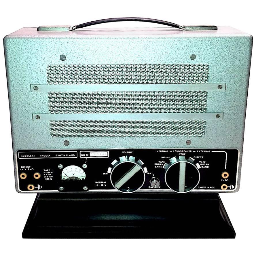 Cinema Portable Nagra Sound Recording Amplifier / Speaker As Sculpture. ON SALE! For Sale