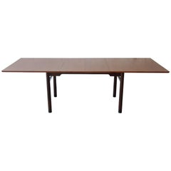 Edward Wormley for Dunbar Walnut Extension Dining Table, circa 1950