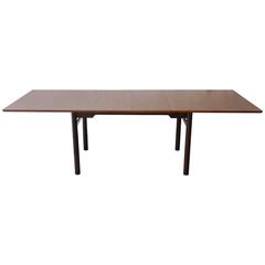 Edward Wormley for Dunbar Walnut Extension Dining Table, circa 1950 8