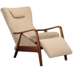 Mid-Century Reclining Chair in the Manner of Paola Buffa 6