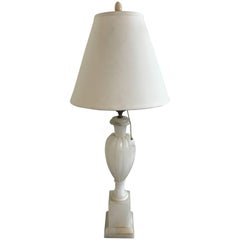 Continental Alabaster Table Lamp