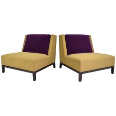 Pair of Christian Liaigre for Holly Hunt Lounge Chairs