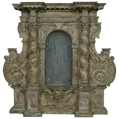 French 18th Century Carved Baroque Altar