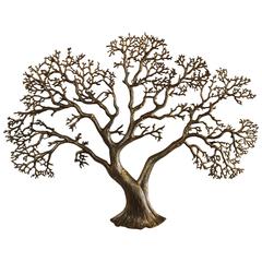 Wall Tree in Brass