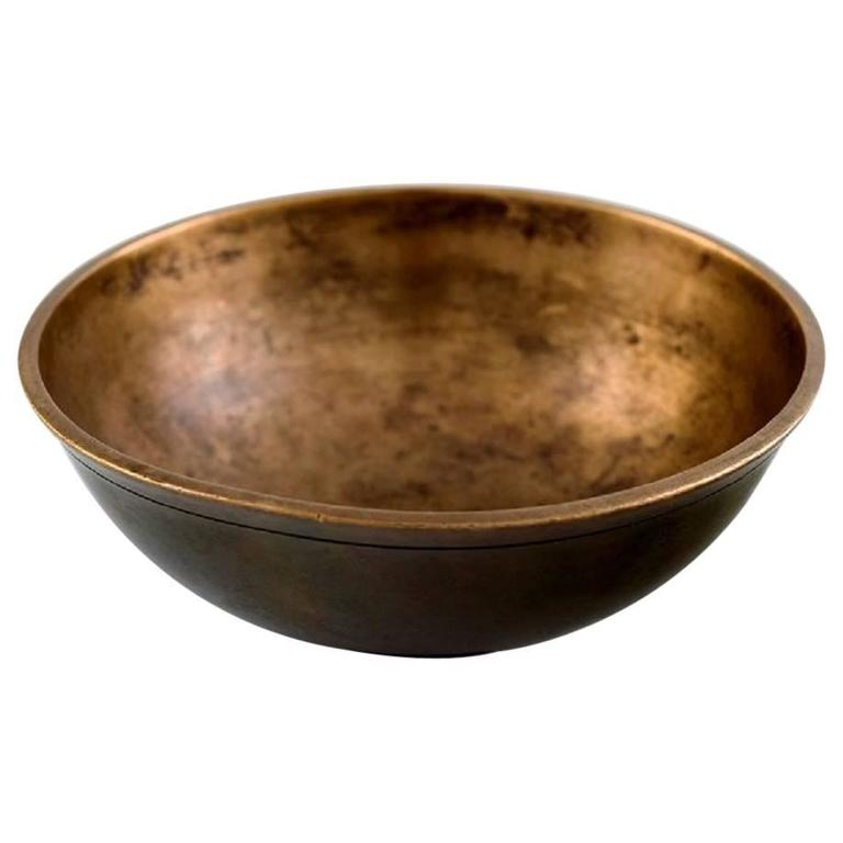 Just Andersen Art Deco Bronze Bowl at 1stDibs