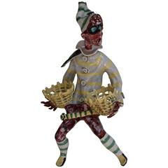 Vintage Murano Ceramic Clown