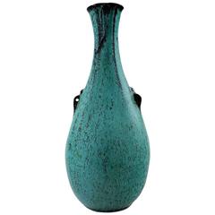 Svend Hammershoi for Kähler, HAK, Glazed Stoneware Vase, 1930s