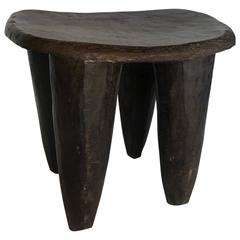 Antique African Sinufo Tribe Stool/Side Table