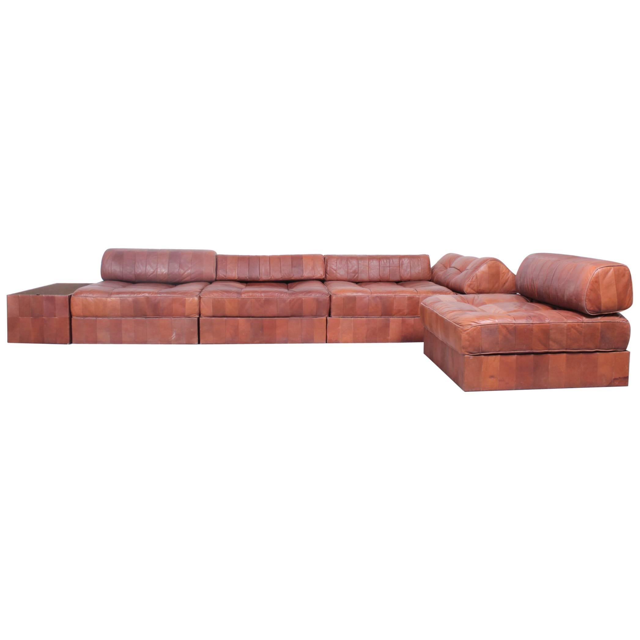 Excellent De Sede DS88 in Cognac Leather For Sale