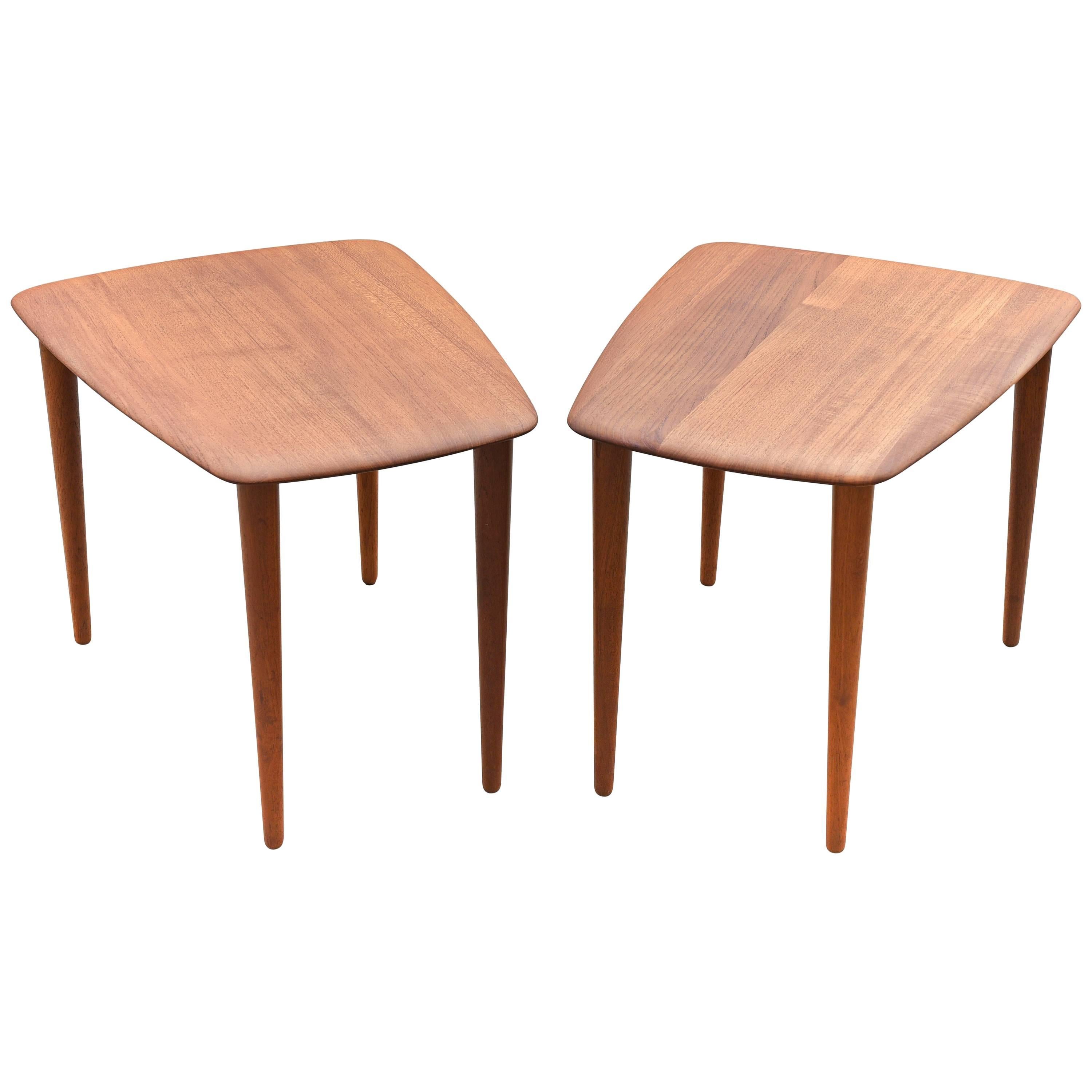Pair of Side Tables by Peter Hvidt for France & Sons