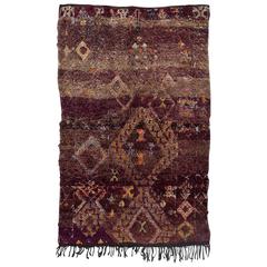 Vintage Moroccan Beni M'guild Rug 